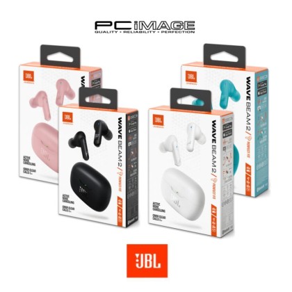 JBL WAVE BEAM 2 TWS ANC EARBUDS | PURE BASS SOUND | 10+30H PLAYTIME | ANC | IP54 | BT5.3 | MULTIPOINT CONNECTION | 1YW JBL WAVE BEAM 2 TWS ANC EARBUDS | PURE BASS SOUND | 10+30H PLAYTIME | ANC | IP54 | BT5.3 | MULTIPOINT CONNECTION | 1YW