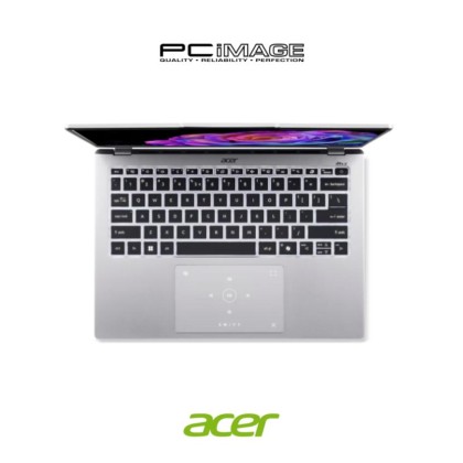 ACER Swift GO 14 SFG14-74-9950 14" Laptop Pure Silver (U9-285H, 32GB DDR5, 1TB SSD, Intel Arc, 14" WQXGA+ OLED, Win11H, OfficeHome24, 2YW)