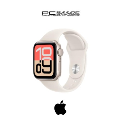 [ PRE-ORDER ] APPLE Watch SE 3 GPS 44mm Starlight Aluminium Case with Starlight Sport Band