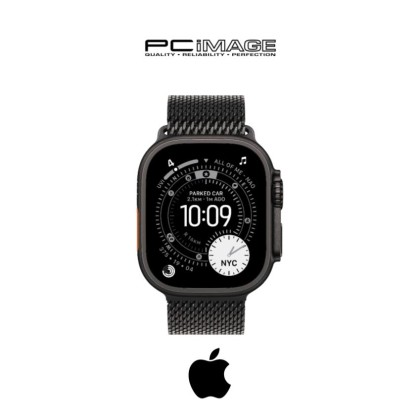 [ PRE-ORDER] APPLE Watch Ultra 3 GPS+CL 49MM Black Titanium Case with Titanium Milanese Loop Band
