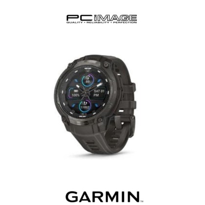 GARMIN INSTINCT CROSSOVER AMOLED | RUGGED HYBRID GPS SMARTWATCH W/ ANALOG HANDS | 1.2" AMOLED DISPLAY | UP TO 14 DAYS BATT | MIL-STD 810 | MULTI-BAND GPS | HRV/SLEEP/BODY BATT | 2YW