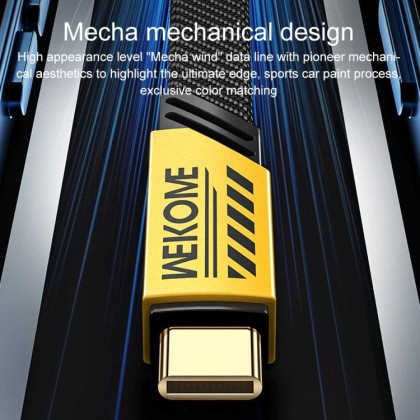 WEKOME WDC-191 MECHA SERIES PD20W TYPE-C TO LIGHTNING SUPER FAST CHARGING CABLE - 6MW WEKOME WDC-191 MECHA SERIES PD20W TYPE-C TO LIGHTNING SUPER FAST CHARGING CABLE - 6MW