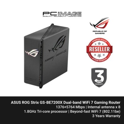 ASUS ROG Strix GS-BE7200X Dual-band WiFi 7 Gaming Router