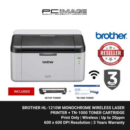 BROTHER HL-1210W Wireless Monochrome Laser Printer BROTHER HL-1210W Wireless Monochrome Laser Printer