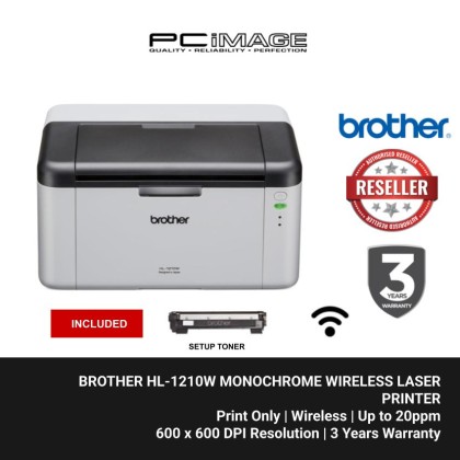 BROTHER HL-1210W Wireless Monochrome Laser Printer BROTHER HL-1210W Wireless Monochrome Laser Printer
