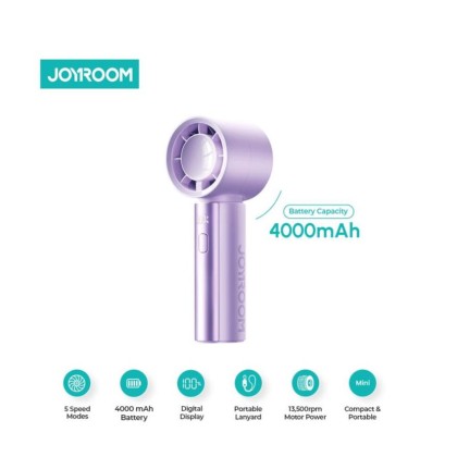 JOYROOM CY716 HIGH SPEED HANDHELD FAN / 4000MAH / 100 SPEED LEVEL / CT 6H 1YW