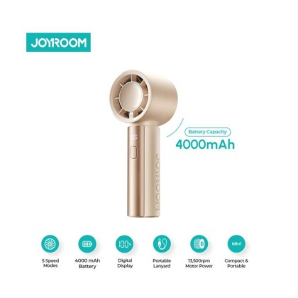 JOYROOM CY716 HIGH SPEED HANDHELD FAN / 4000MAH / 100 SPEED LEVEL / CT 6H 1YW