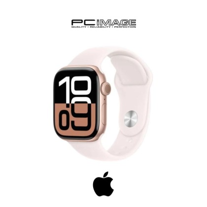 APPLE Watch Series 10 GPS 46MM Rose Gold Aluminium Case with Light Blush Sport Band (S/M) APPLE Watch Series 10 GPS 46MM Rose Gold Aluminium Case with Light Blush Sport Band (S/M)