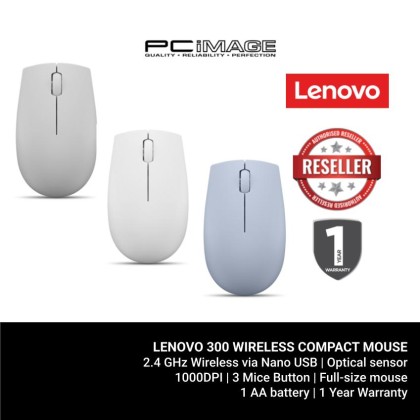 LENOVO 300 WIRELESS COMPACT MOUSE/1YW