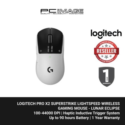 LOGITECH G PRO X2 SUPERSTRIKE LIGHTSPEED WIRELESS GAMING MOUSE - LUNAR ECLIPSE