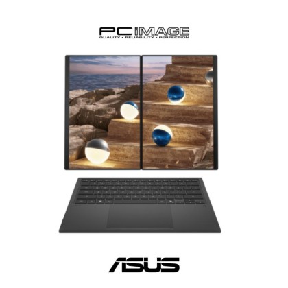 ASUS ZENBOOK DUO UX8407A-ASN388WS 14.0" CONSUMER LAPTOP CORE ULTRA X9 388H/32GB/2TB/14.0" FHD/W11H/OFFICE HOME 24(MY)+M365 BASIC/GRAY/2YW