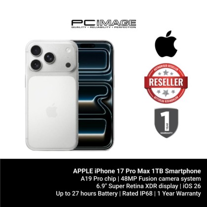 [PRE-ORDER] Apple iPhone 17 Pro Max 1TB Silver