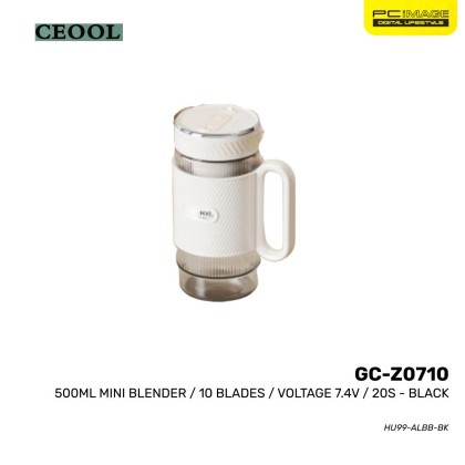 CEOOL GC-Z0710 500ML MINI BLENDER/10 BLADES/VOLTAGE 7.4V/20S - BLACK 3MW