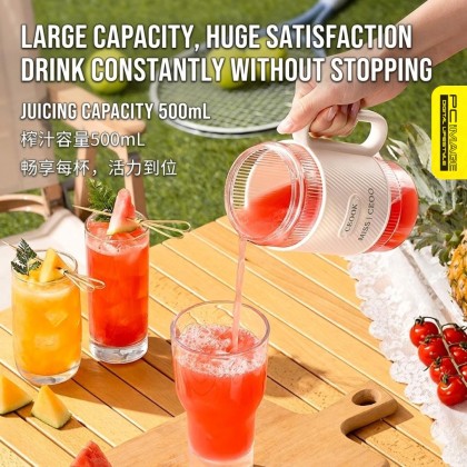 CEOOL GC-Z0710 500ML MINI BLENDER/10 BLADES/VOLTAGE 7.4V/20S - BLACK 3MW