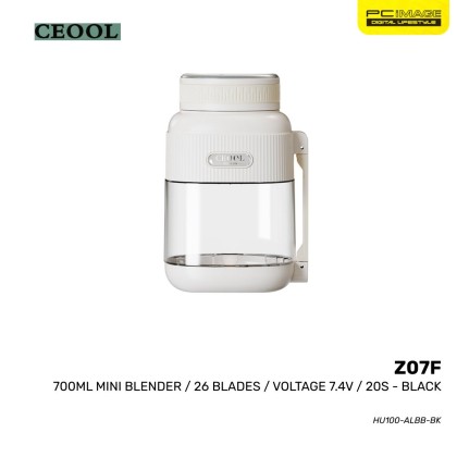 CEOOL Z07F 700ML MINI BLENDER/26 BLADES/VOLTAGE 7.4V/20S - BLACK 3MW