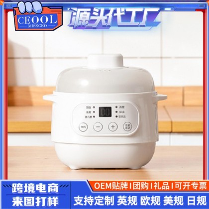 CEOOL 10A MULTIFUNCTION MINI ELECTRIC COOKER HOT POT/1L CAPACITY/220V - WHITE 3MW