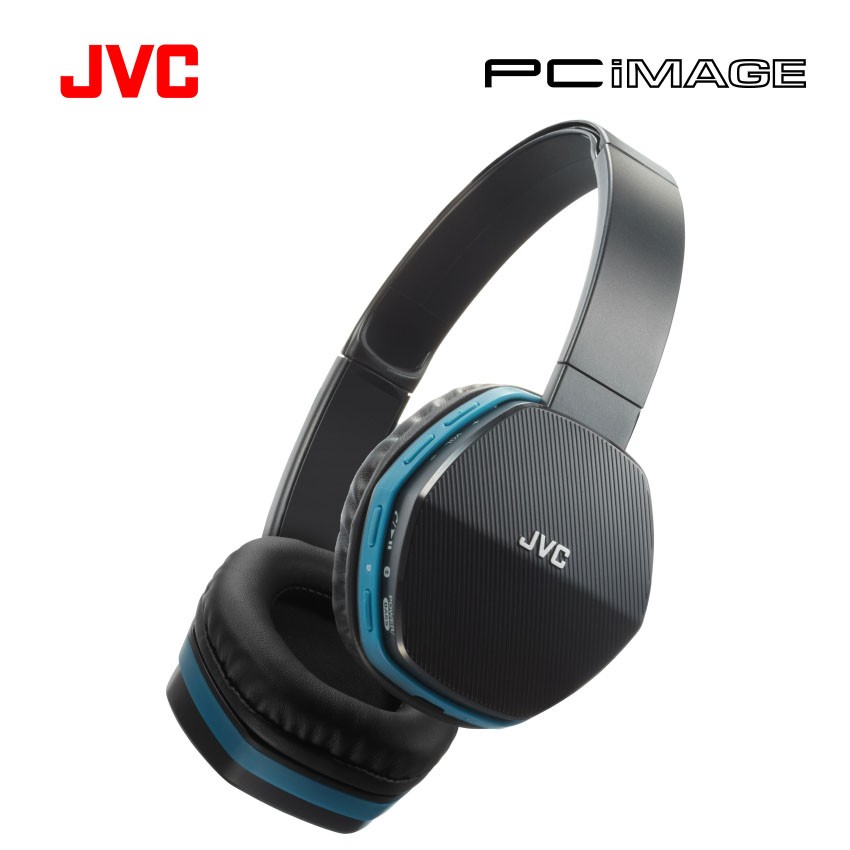 JVC DEEP BASS BOOST WIRELESS HEADPHONEBLUE PC Image