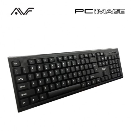 AVF AK1018U Standard Keyboard Usb-Black