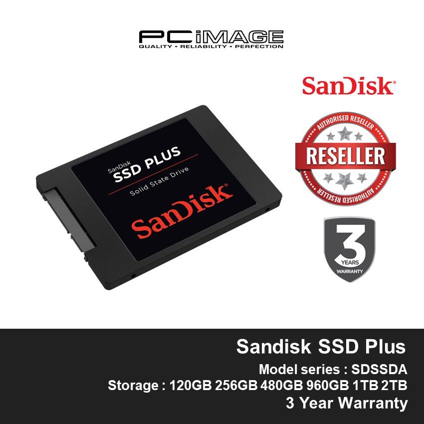SanDisk SSD Plus 120GB 240GB 480GB 1TB 2TB Solid State Drive (SSD ...