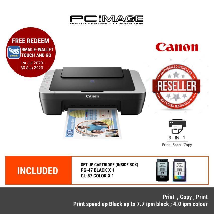 CANON Pixma E410 All in One Printer-Black | PC Image