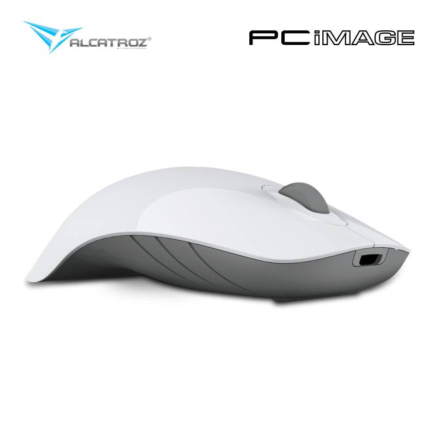 Alcatroz Air Shark Wireless Mouse White Cool Grey Pcimage