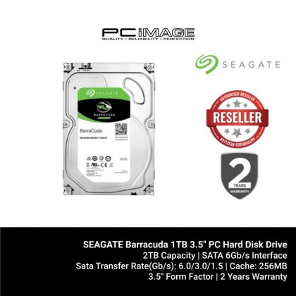 SEAGATE Barracuda 2TB 3.5" Hard Disk Drive