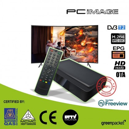 GREENPACKET T-2000 TV DECODER (Free Lifetime Subscription SIRIM & MCMC Certified)