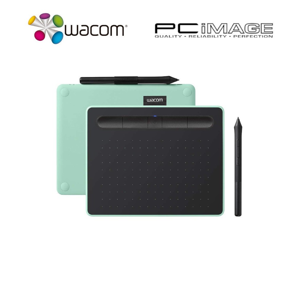 WACOM INTUOS S, BLUETOOTH,PISTACHIO CREATIVE PEN TABLET | PC Image