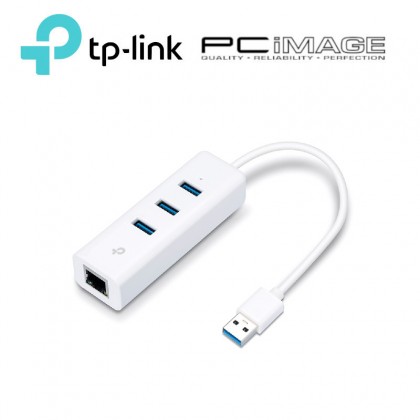 TP-LINK UE330 USB 3.0 3-PORT HUB & GIGABIT ETHERNET ADAPTER