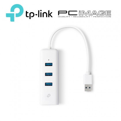 TP-LINK UE330 USB 3.0 3-PORT HUB & GIGABIT ETHERNET ADAPTER