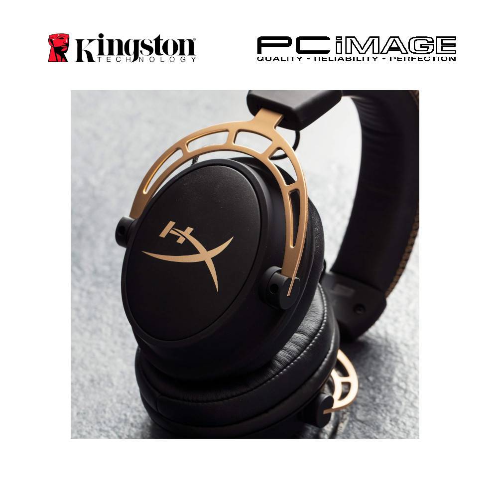 HYPERX CLOUD ALPHA GAMING HEADSET (LIMITED EDITION GOLD) PC IMAGE
