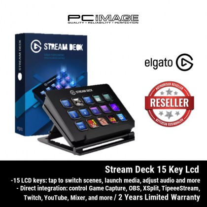 ELGATO STREAM DECK (15 KEYS LCD) 10GAA9901 ELGATO STREAM DECK (15 KEYS LCD) 10GAA9901