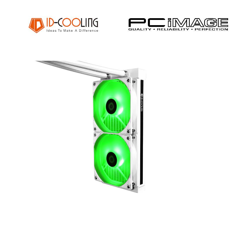 ID-COOLING AURAFLOW X 240 SNOW RGB AIO WATERCOOLING | PC IMAGE