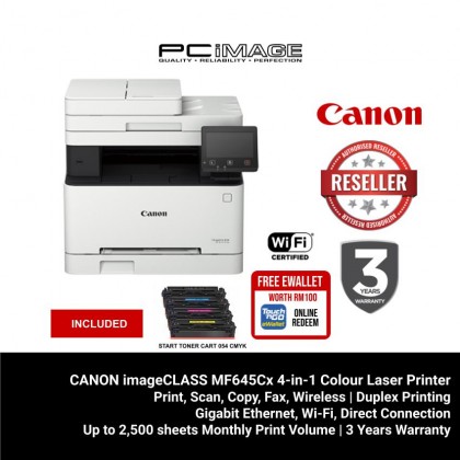CANON ImageClass MF645CX 4in1 Colour Multifunction Printer + FREE TNG RM100