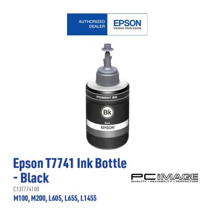 EPSON T7741 PIGMENT BLACK 140ML INK BOTTLE (C13T774100)