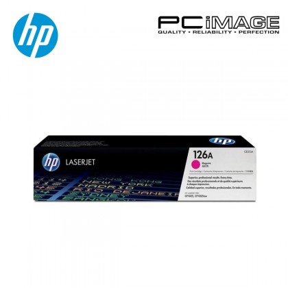 HP 126A ORIGINAL LASERJET TONER CARTRIDGE (BLACK CE310A, CYAN CE311A, YELLOW CE312A, MAGENTA CE313A) 