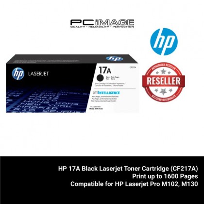 HP 17A Black Original LaserJet Toner Cartridge (CF217A)