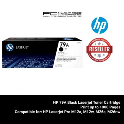 HP 79A Black Original LaserJet Toner Cartridge (CF279A)
