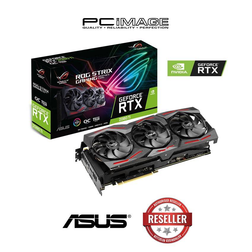 Asus Geforce Rtx2080ti Rog Strix Gaming 11gddr6 Oc Graphic Card