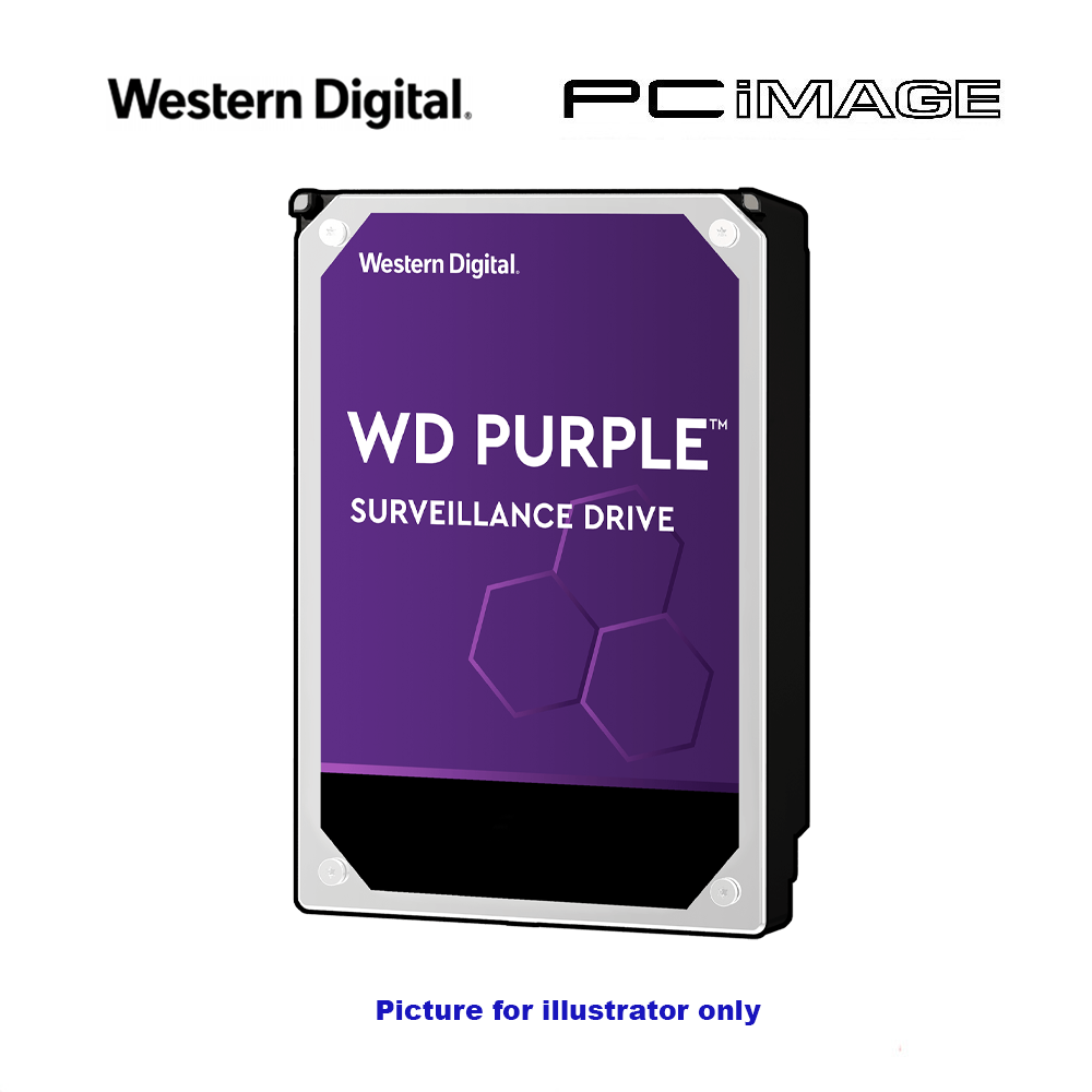 WESTERN DIGITAL PURPLE 2TB 3.5" SATA SURVEILLANCE CCTV INTERNAL HARD ...