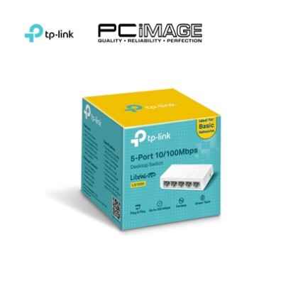 TP-LINK LS1005 LITEWAVE 5-PORT 10/100MBPS DESKTOP SWITCH