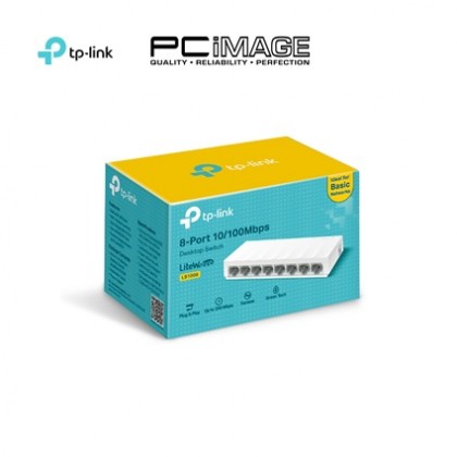 TP-LINK LS1008 LITEWAVE 8-PORT 10/100MBPS DESKTOP SWITCH