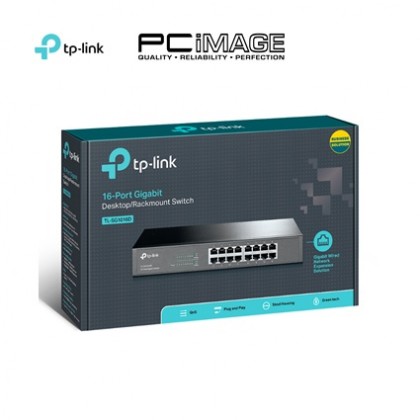 TP-LINK TL-SG1016D 16-PORT GIGABIT DESKTOP/RACKMOUNT SWITCH