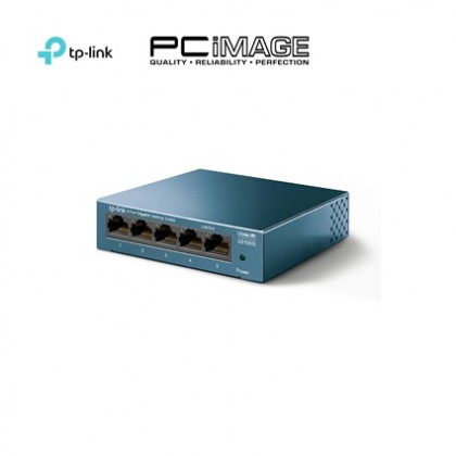 TP-LINK LS105G 5 PORT GIGABIT DESKTOP SWITCH (STEEL CASE)
