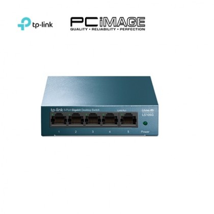 TP-LINK LS105G 5 PORT GIGABIT DESKTOP SWITCH (STEEL CASE)