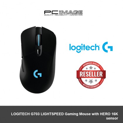 LOGITECH G703 LIGHTSPEED Gaming Mouse with HERO 16K sensor