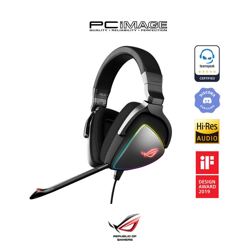 ASUS ROG Delta RGB QuadDac Gaming Headset PC Image