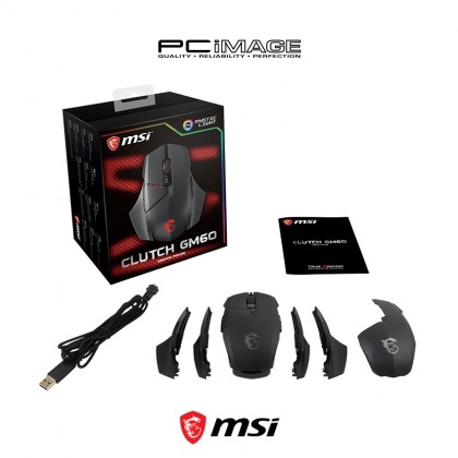 MSI Clutch GM60 RGB Mystic Light Gaming Mouse