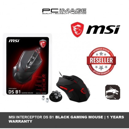 MSI INTERCEPTOR DS B1 GAMING MOUSE MSI INTERCEPTOR DS B1 GAMING MOUSE