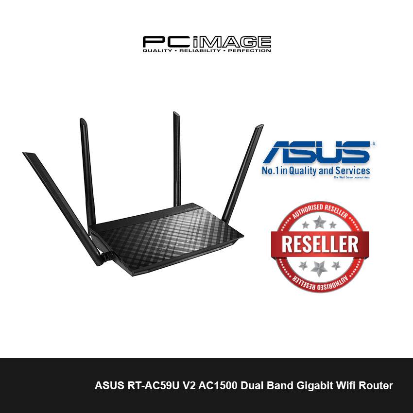 Asus Rt Ac59u V2 Ac1500 Dual Band Gigabit Wifi Router Pc Image